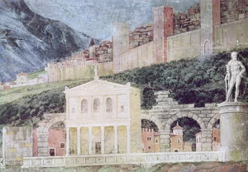 The Arrival of Cardinal Francesco Gonzaga (detail)